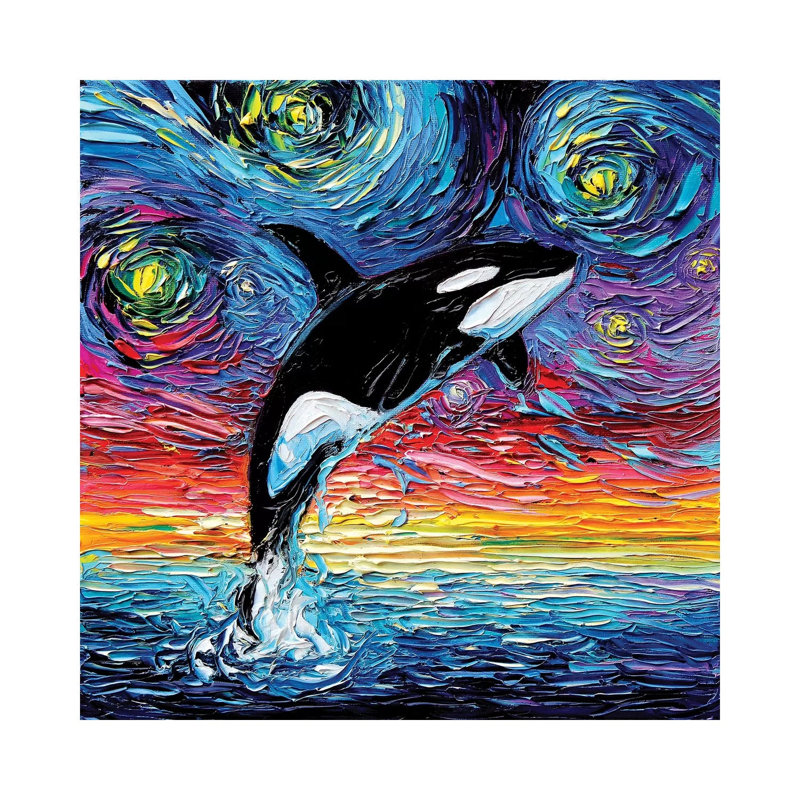 Van Gogh Never Saw Alaska by Aja Trier - Wrapped Canvas Print, 30.48 cm H x 30.48 cm W