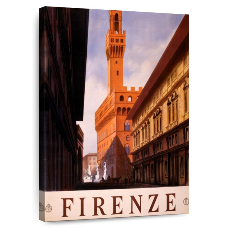 Aime See Firenze Wall Sign, 39" H x 26" W
