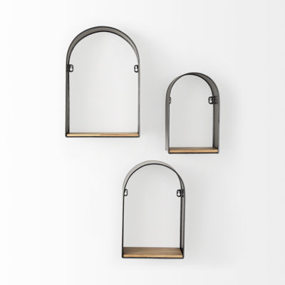 3 Piece Metal Bracket Shelf