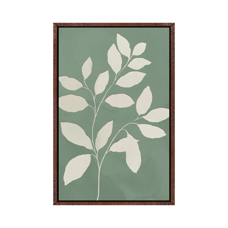 Perfect Simplicity I by Isabelle Z - Print on Canvas, 101.6 cm H x 66.04 cm W, Classic Brown Wood Framed