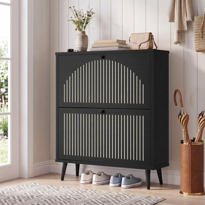 Armoire de rangement pour chaussures 16 paires