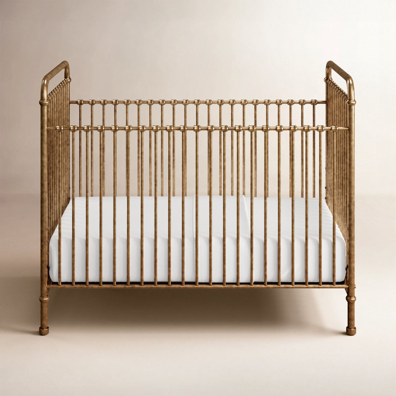 Lit de bébé convertible à hauteur ajustable Abigail Greenguard Gold, Doré vieilli