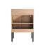 Armoire de rangement de 24 po pour salle de bain avec contreplaqué et porte d'apparence moderne
