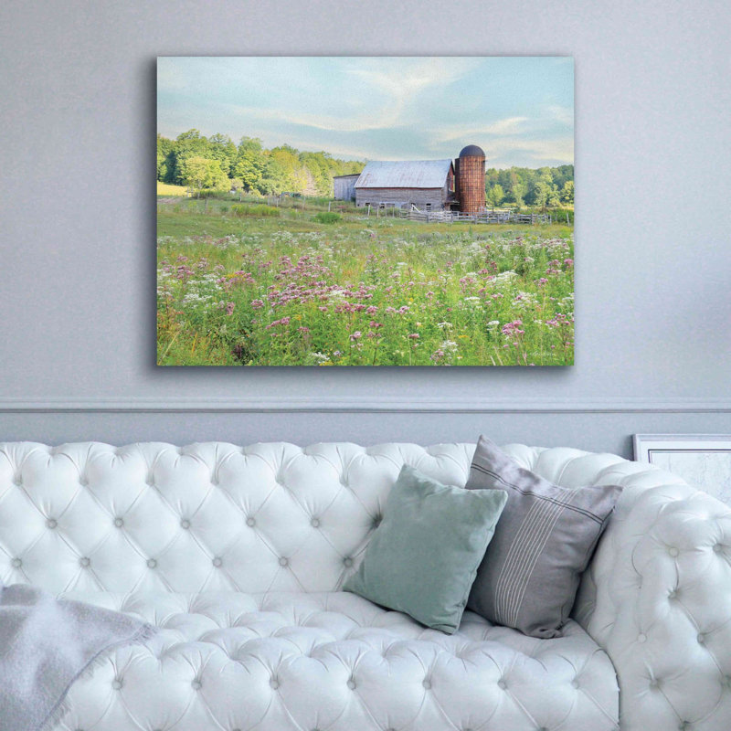 «Summer on the Farm» par Lori Deiter, estampe numérique sur toile, H 40 po x l 54 po x P 1,5 po