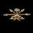Plumeria 6 Light Crystal LED Semi-Flush Mount-122555177-122555178