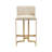 Banks Upholstered Counter Stool with Metal Frame-70046047-70046049-72862920