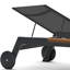Chaise longue d'extérieur en alliage d'aluminium Siddie