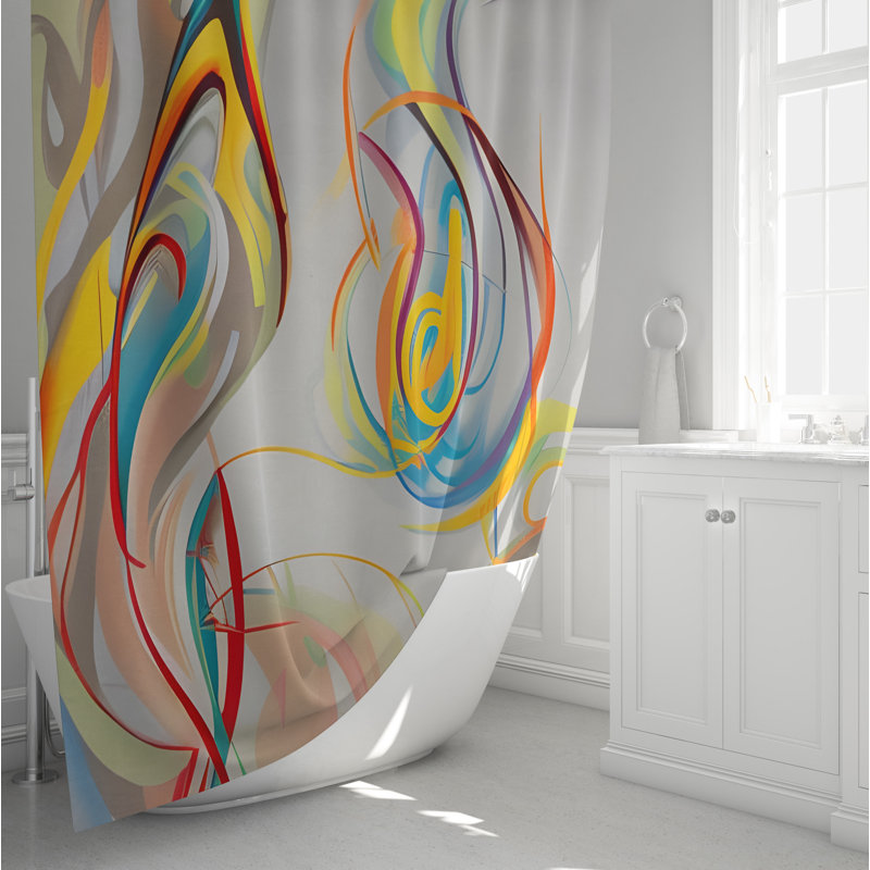 Rideau de douche Annelle, H 72 po x l 70 po