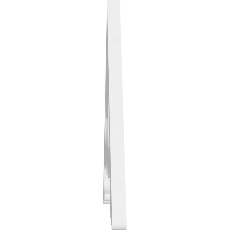 Cornelia en PVC de qualité architecturale, H 16,5 po x l 36 po x P 1 po, 11 / 12