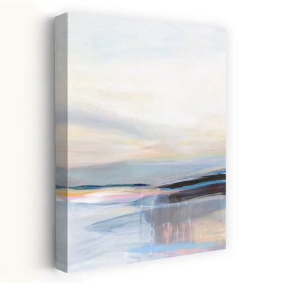 Art contemporain abstrait paysage serein paisible paysage marin