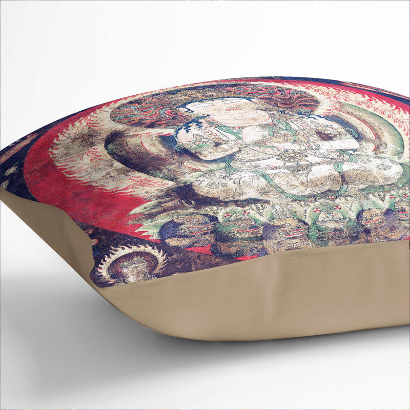 Square Cushion, 55cm H x 55cm W x 20cm D, Stone