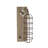 Bryant Metal Battery Operated Geometric Brown Accent Lamp with Included Fixed LED Light