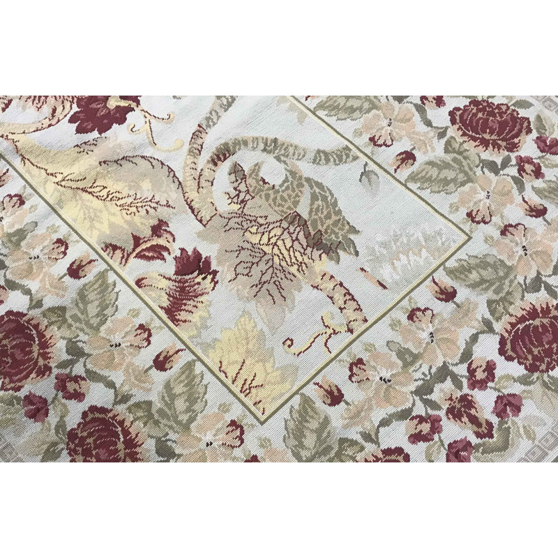 Tapis rouge noué à la main de haute qualité