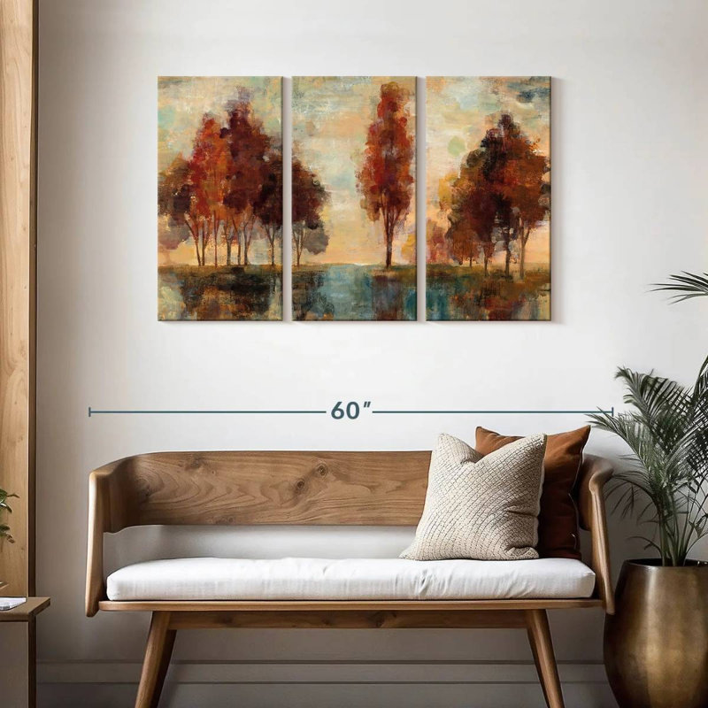Avery Field And Forest II, 28" H x 45" W