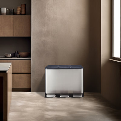 Ajavian Step On Recycling Bin