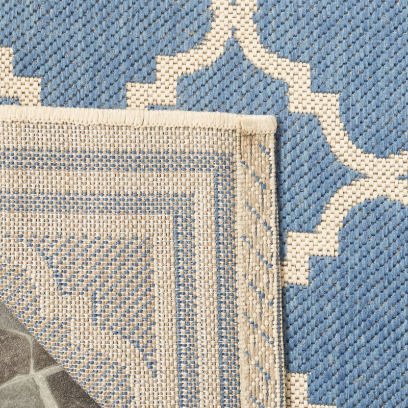 Ferrill 100 Performance Geometric Indoor/Outdoor Area Rug, Rectangle 5'3" x 7'6"