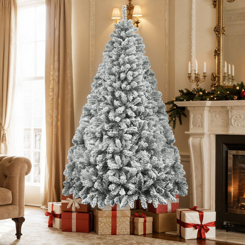 Lighted Artificial Pine Christmas Tree, 6' H
