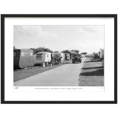 Shoeburyness, Shoebury Hall Farm Camp C1955 by Francis Frith - Single Picture Frame Print