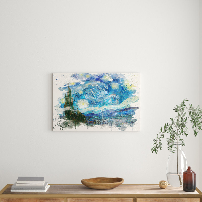 Vincent Van Gogh - Wrapped Canvas Painting, 35cm H x 50cm W