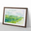 Green Wheat Fields by Vincent Van Gogh - Framed Print-62793631-62793633
