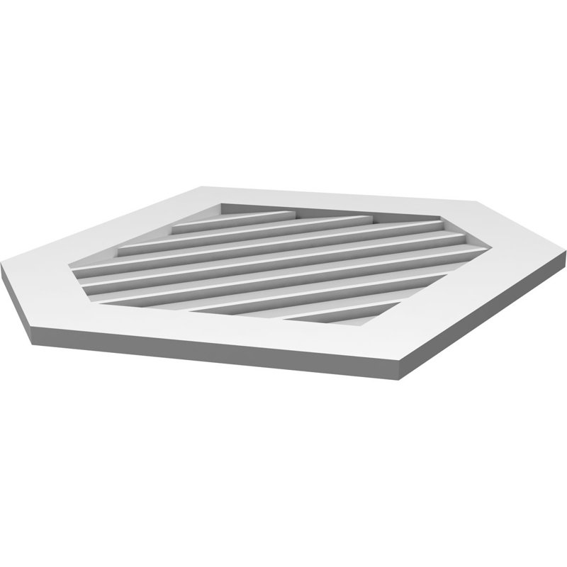 Pente verticale verticale en uréthane 8 pi, H 1 po x l 30 po x L 30 po