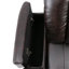 Fauteuil inclinable électrique Premium avec bras de rangement, porte-gobelets, plateau pivotant et support pour téléphone portable, brun