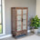 Grande armoire de rangement de 55,12 po - Buffet en bois rustique - Buffet polyvalent avec rangement pour la décoration et l'organisation