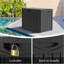 Boîte de rangement verrouillable en résine résistante à l'eau Yardgrace 50 gallons-126614990