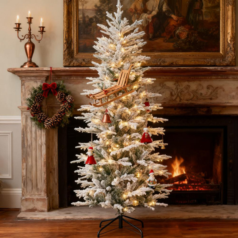 Arbre de Noël artificiel, H 5,9 pi