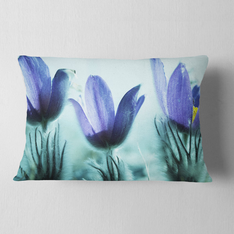 Coussin de fleurs avec grand coussin lombaire pétales