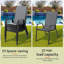 Stacking Patio Dining Side Chair-864597526