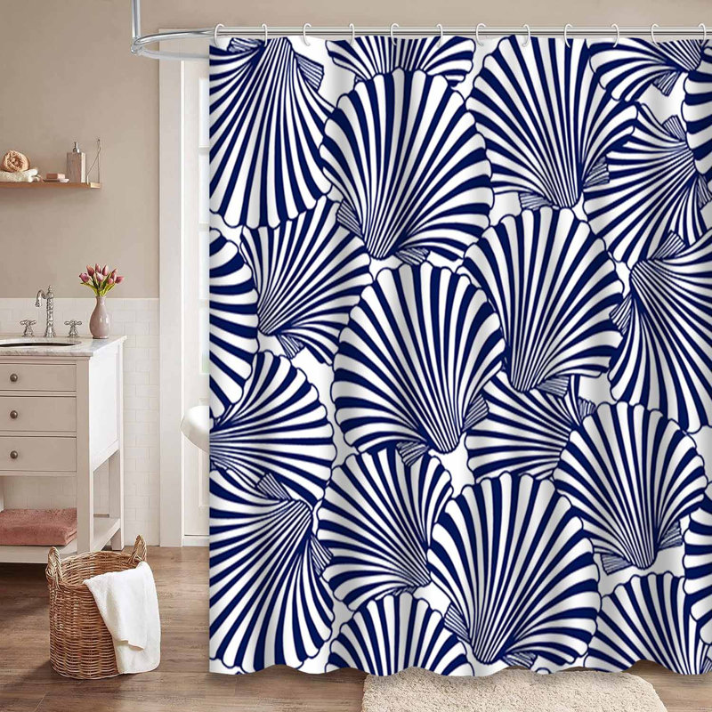 Rideau de douche imperméable avec 12 crochets, L 72 po x l 72 po