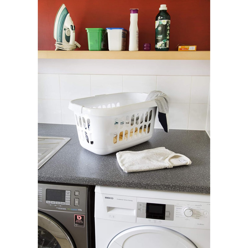 Casa Hipster Laundry Basket (Ice White)