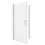 Porte de douche pivotante universelle à ouverture 1 3/8 po avec verre trempé de 1/4 po-121415799