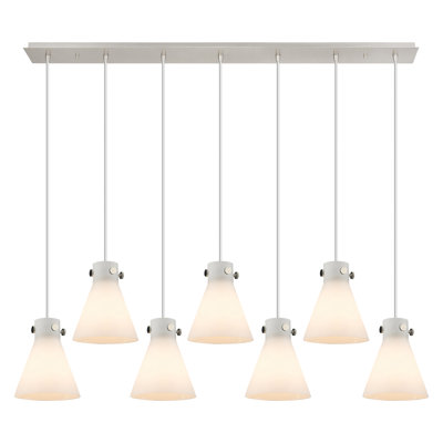 Luminaire suspendu conique à 7 lumières Amrith