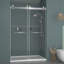 Porte de douche sans cadre avec système de fermeture avancé l 57 à 60 po x H 78 po Gargy-98222884-132723951