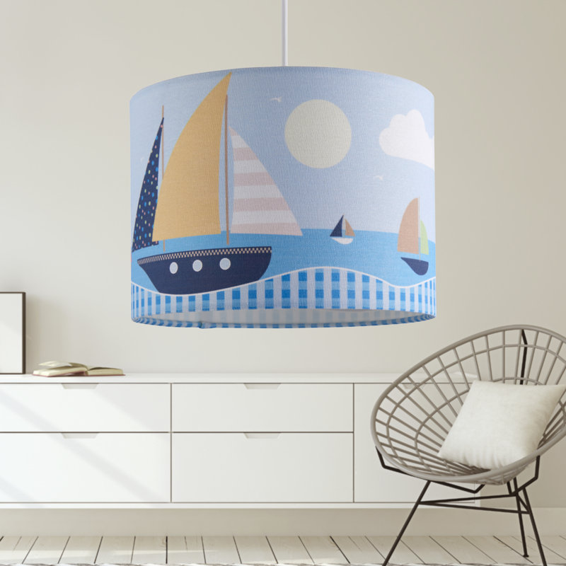 18 cm H Drum Fabric Lamp Shade