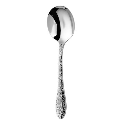 Ivy Flourish Bouillon Spoons by Oneida (18/10)