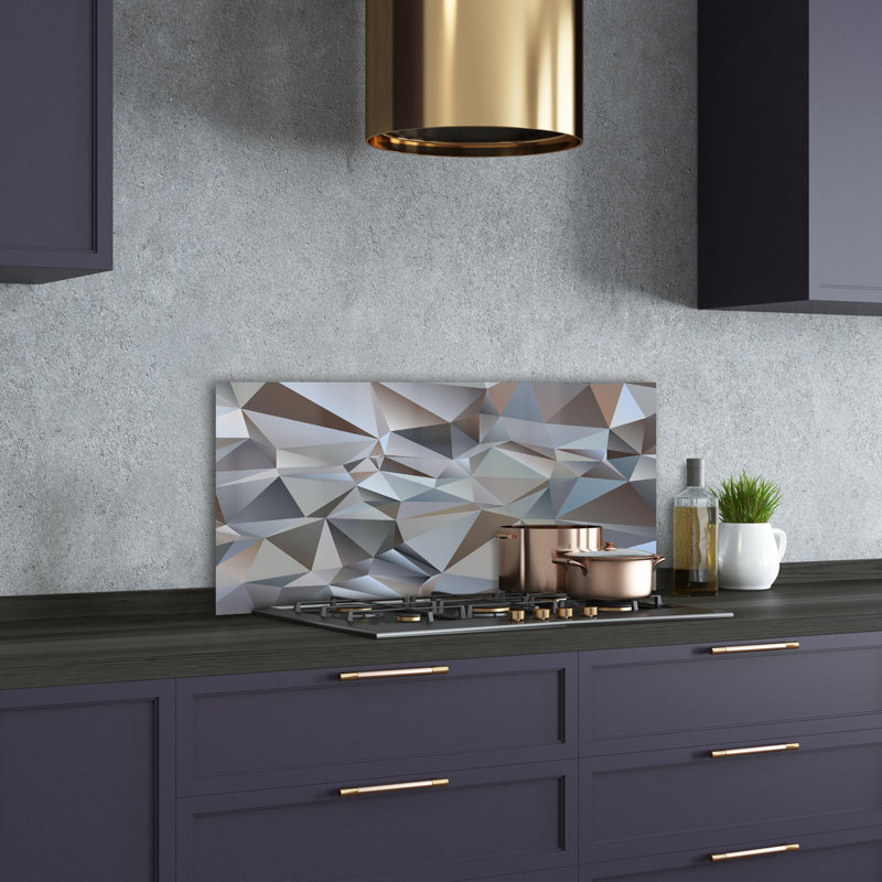 Ivy Bronx 50cm x 100cm Glass Panel | Wayfair.co.uk