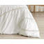 Ensemble de housse de couette en polyester blanc 3 pièces