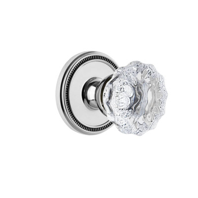 Grandeur Soleil Rosette with Fontainebleau Crystal Knob