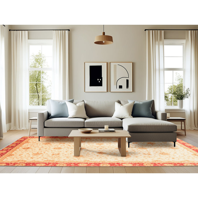 Glimp Oriental Indoor Rug, Rectangle 6' x 9'