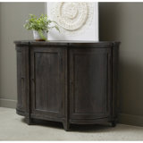 Curved 3 Door Hallway Accent Chest
