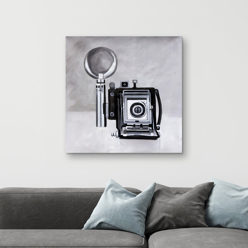 Antique camera - 32"x32" art on canvas