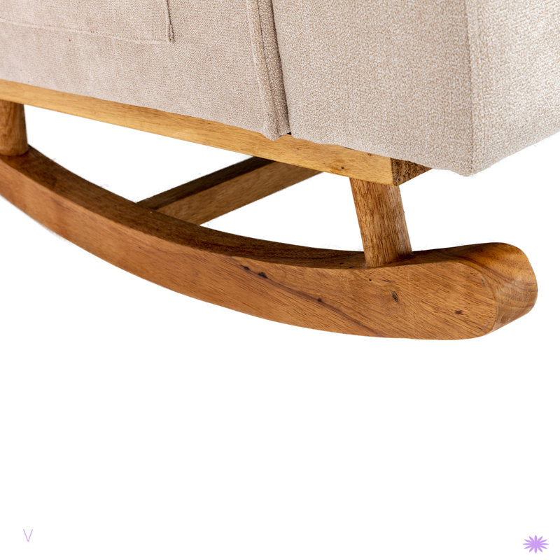 Fauteuil berçant confortable Living Room, Beige