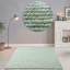 Hand Woven Wool Green Indoor Rug-74493329
