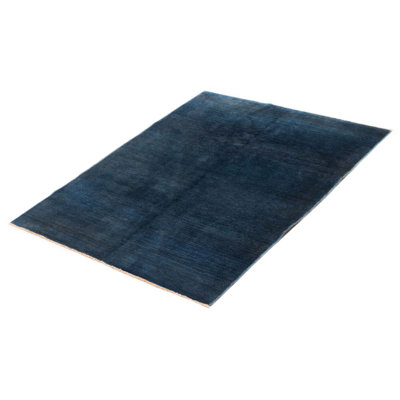 Pak Finest Gabbeh Blue Rug 4'3" x 5'9"