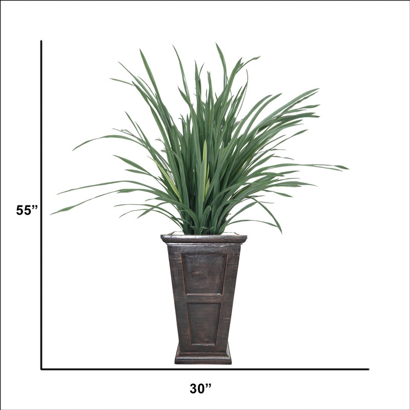 55 po citronnelle artificielle en pot