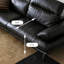 Causeuse-coussin standard en similicuir noir-1751513200