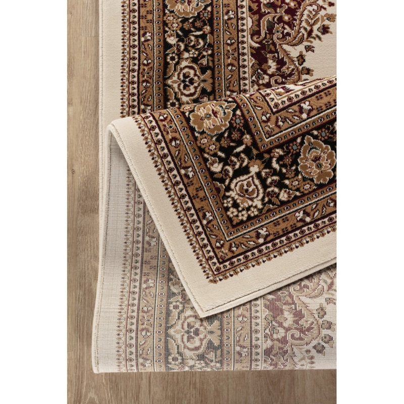 Manchester GC_HER5006 Ivory 2 Ft. X 3 Ft. Area Rug, Rectangle 2' x 3'